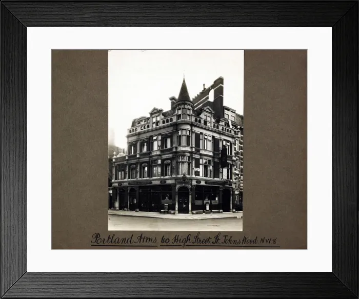 Framed Print : Photograph of Portland Arms, St Johns Wood, London Framed Print : Photograph of Portland Arms, St Johns Wood, London