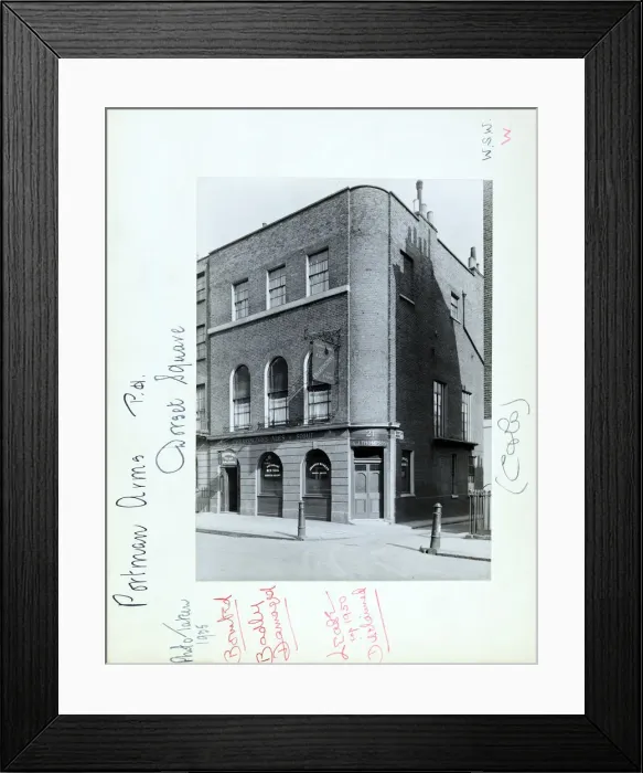 Framed Print : Photograph of Portman Arms, Marylebone, London Framed Print : Photograph of Portman Arms, Marylebone, London