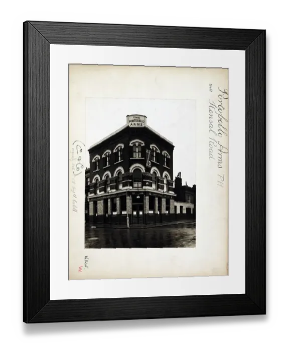 Framed Print : Photograph of Portobello Arms, Kensal Town, London Framed Print : Photograph of Portobello Arms, Kensal Town, London