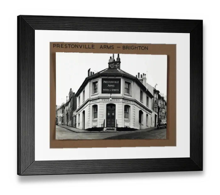 Framed Print : Photograph of Prestonville Arms, Brighton, Sussex Framed Print : Photograph of Prestonville Arms, Brighton, Sussex
