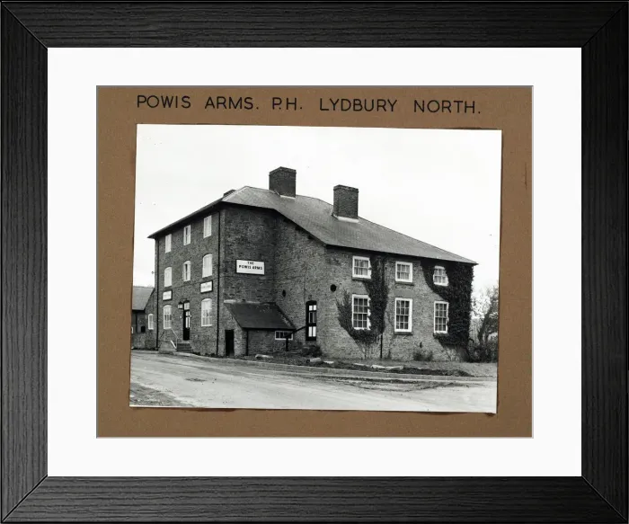 Framed Print : Photograph of Powis Arms, Lydbury North, Shropshire Framed Print : Photograph of Powis Arms, Lydbury North, Shropshire