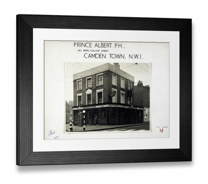 Framed Print : Photograph of Prince Albert PH, Camden Town, London Framed Print : Photograph of Prince Albert PH, Camden Town, London