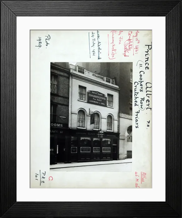 Framed Print : Photograph of Prince Albert PH, Crutched Friars, London Framed Print : Photograph of Prince Albert PH, Crutched Friars, London