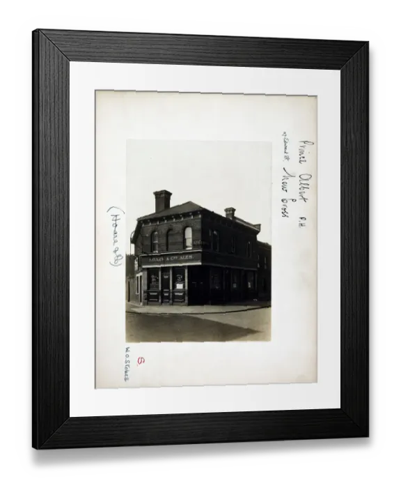 Framed Print : Photograph of Prince Albert PH, New Cross, London Framed Print : Photograph of Prince Albert PH, New Cross, London