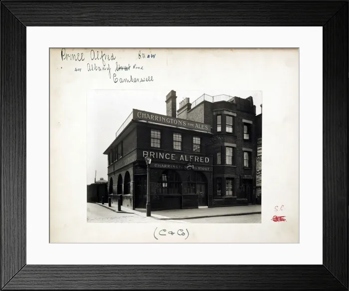 Framed Print : Photograph of Prince Alfred PH, Camberwell, London Framed Print : Photograph of Prince Alfred PH, Camberwell, London