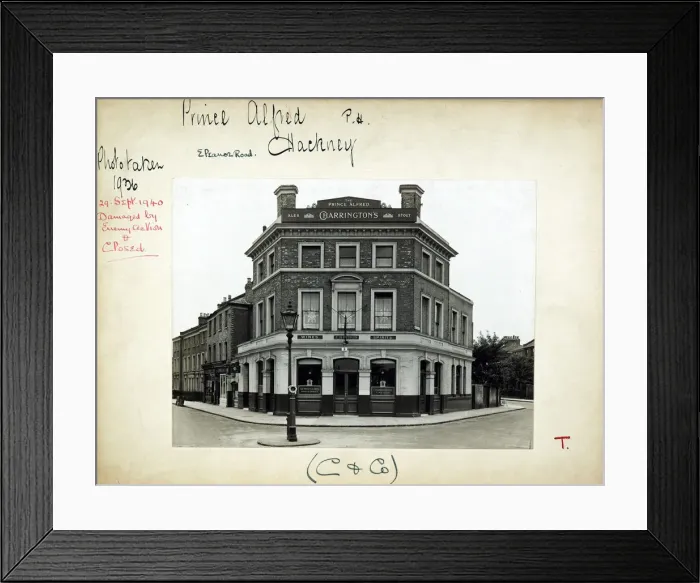 Framed Print : Photograph of Prince Alfred PH, Hackney, London Framed Print : Photograph of Prince Alfred PH, Hackney, London