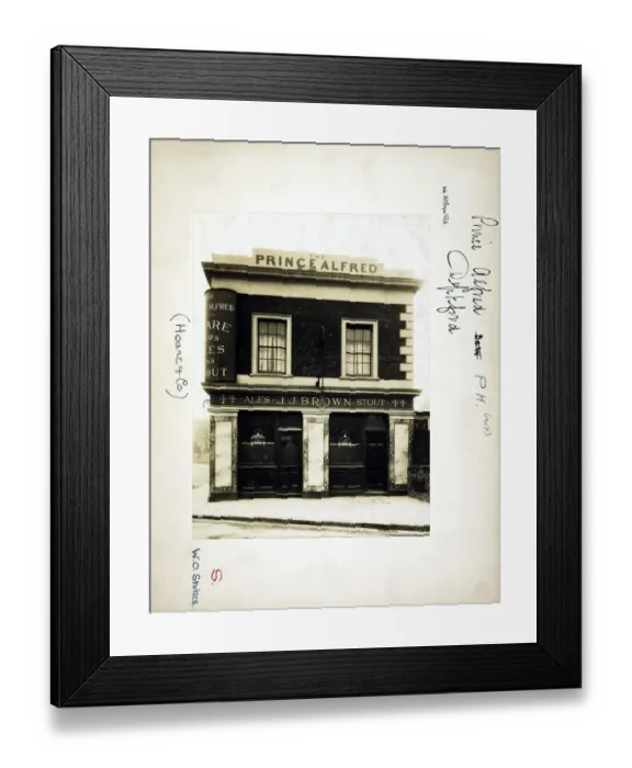 Framed Print : Photograph of Prince Alfred PH, Deptford, London Framed Print : Photograph of Prince Alfred PH, Deptford, London