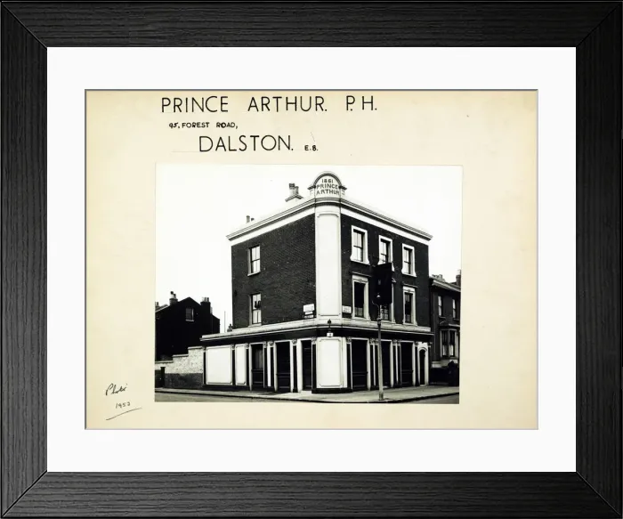 Framed Print : Photograph of Prince Arthur PH, Dalston, London Framed Print : Photograph of Prince Arthur PH, Dalston, London