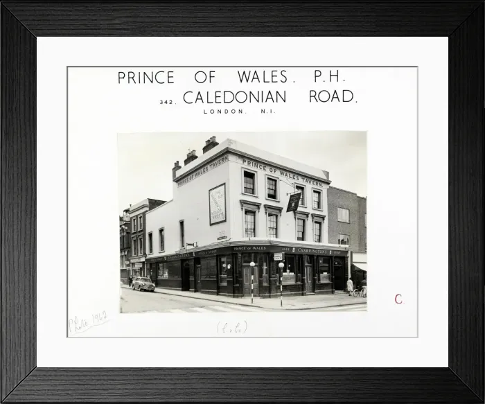 Framed Print : Photograph of Prince Of Wales PH, Barnsbury, London Framed Print : Photograph of Prince Of Wales PH, Barnsbury, London
