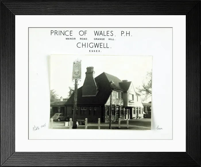 Framed Print : Photograph of Prince Of Wales PH, Chigwell (New), Essex Framed Print : Photograph of Prince Of Wales PH, Chigwell (New), Essex