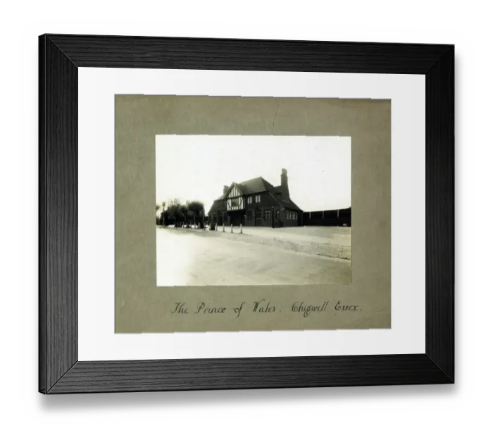 Framed Print : Photograph of Prince Of Wales PH, Chigwell (Old), Essex Framed Print : Photograph of Prince Of Wales PH, Chigwell (Old), Essex