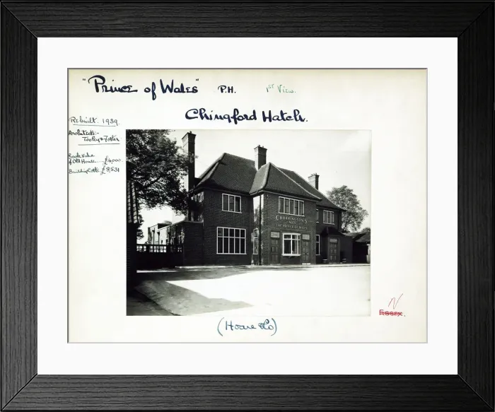 Framed Print : Photograph of Prince Of Wales PH, Chingford Hatch, London Framed Print : Photograph of Prince Of Wales PH, Chingford Hatch, London