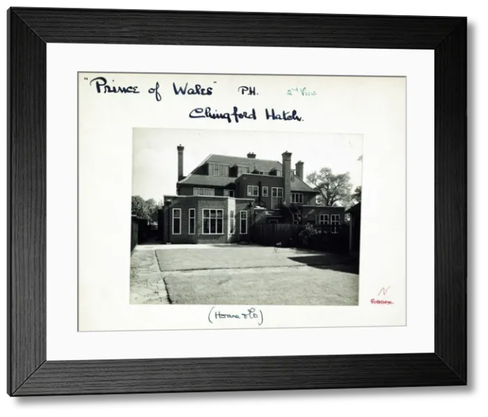 Framed Print : Photograph of Prince Of Wales PH, Chingford Hatch, London Framed Print : Photograph of Prince Of Wales PH, Chingford Hatch, London