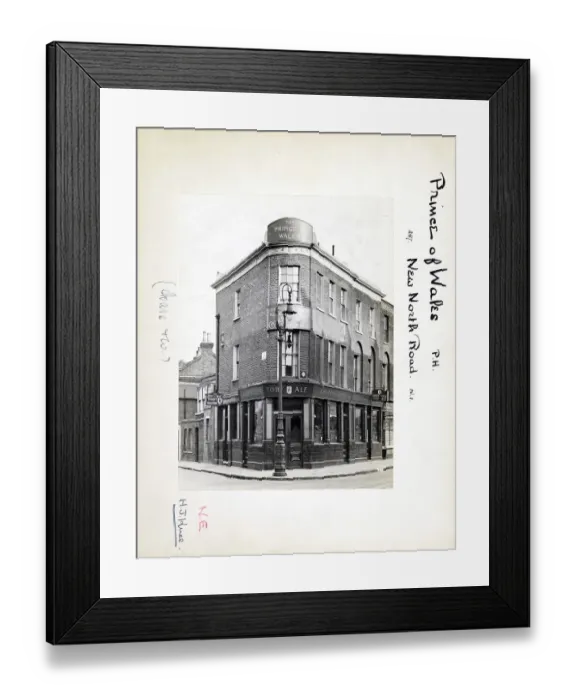 Framed Print : Photograph of Prince Of Wales PH, De Beauvoir Town, London