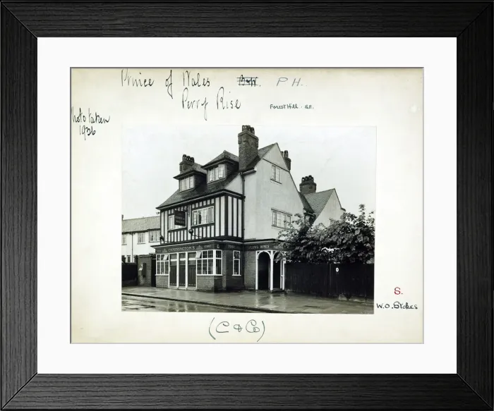 Framed Print : Photograph of Prince Of Wales PH, Forest Hill, London Framed Print : Photograph of Prince Of Wales PH, Forest Hill, London