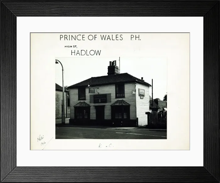 Framed Print : Photograph of Prince Of Wales PH, Hadlow, Kent Framed Print : Photograph of Prince Of Wales PH, Hadlow, Kent