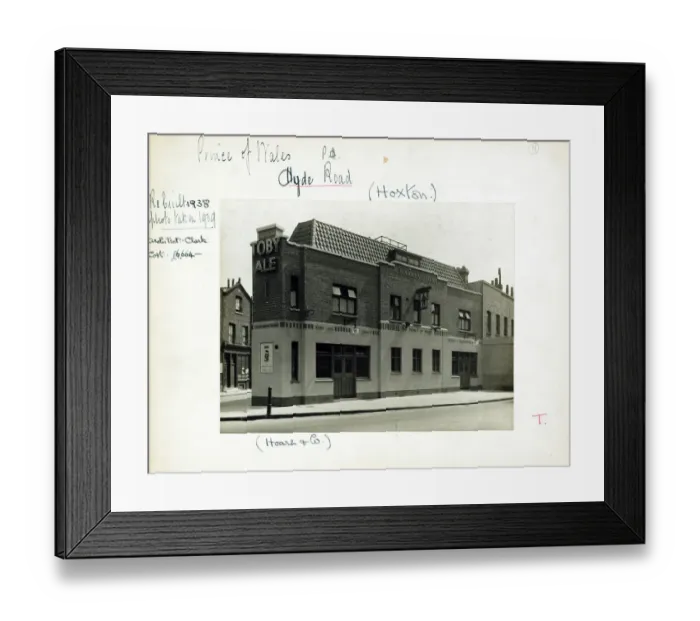 Framed Print : Photograph of Prince Of Wales PH, Hoxton (Hyde Road), London Framed Print : Photograph of Prince Of Wales PH, Hoxton (Hyde Road), London
