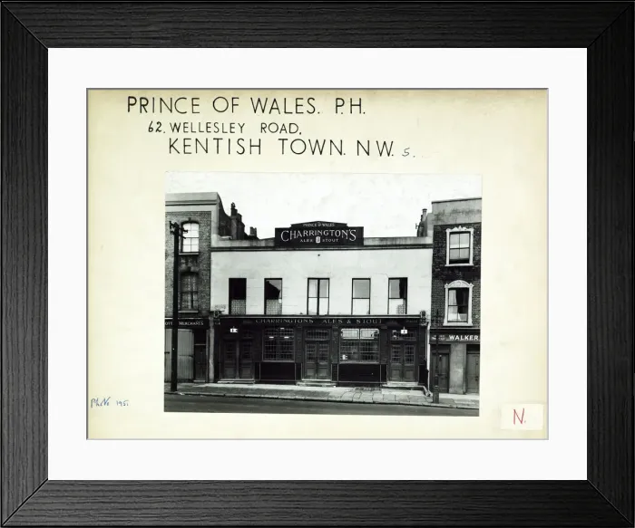 Framed Print : Photograph of Prince Of Wales PH, Kentish Town, London Framed Print : Photograph of Prince Of Wales PH, Kentish Town, London