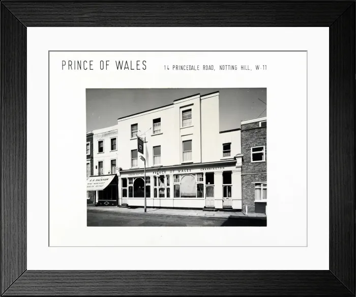 Framed Print : Photograph of Prince Of Wales PH, Notting Hill, London Framed Print : Photograph of Prince Of Wales PH, Notting Hill, London