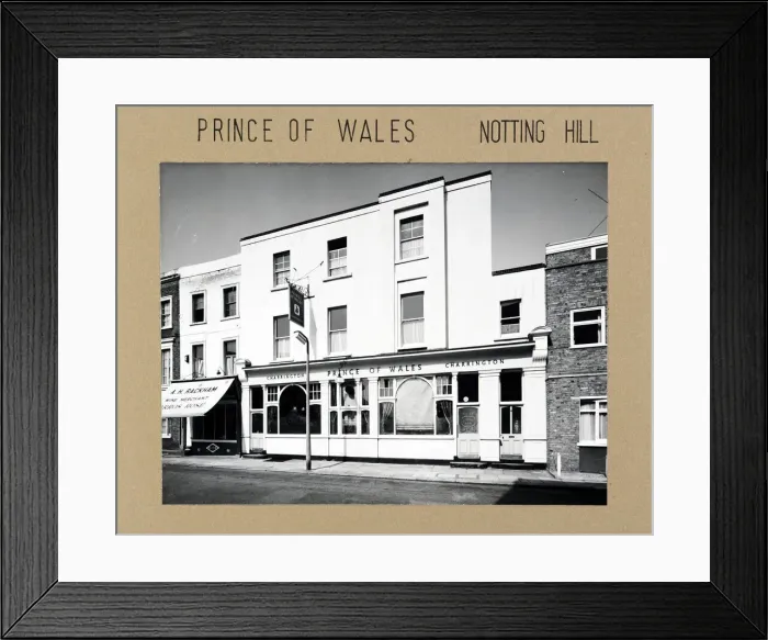 Framed Print : Photograph of Prince Of Wales PH, Notting Hill, London Framed Print : Photograph of Prince Of Wales PH, Notting Hill, London