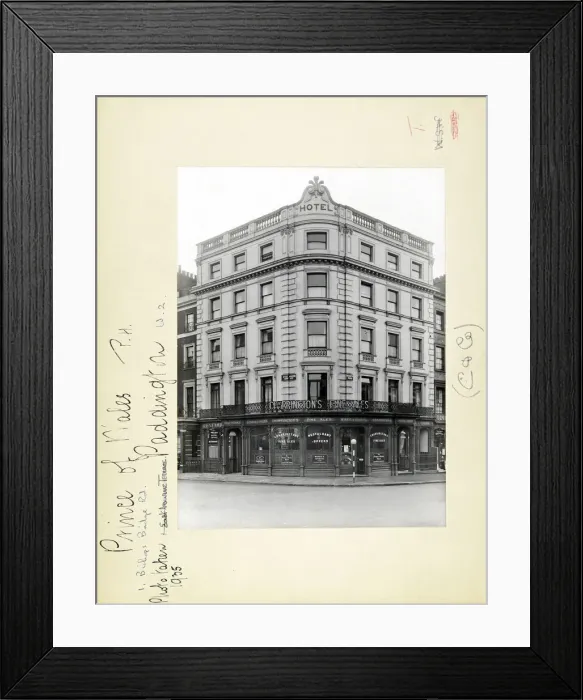 Framed Print : Photograph of Prince Of Wales PH, Paddington, London Framed Print : Photograph of Prince Of Wales PH, Paddington, London