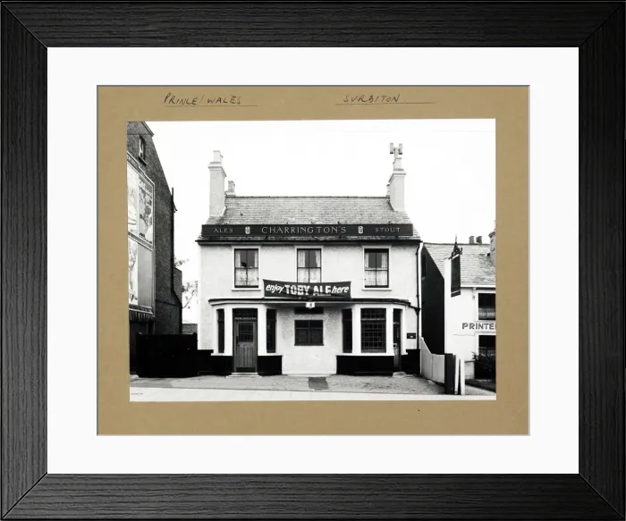 Framed Print : Photograph of Prince Of Wales PH, Surbiton, Surrey Framed Print : Photograph of Prince Of Wales PH, Surbiton, Surrey
