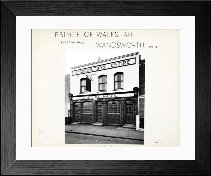 Framed Print : Photograph of Prince Of Wales PH, Wandsworth, London Framed Print : Photograph of Prince Of Wales PH, Wandsworth, London