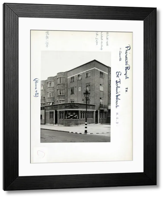 Framed Print : Photograph of Princess Royal PH, St Johns Wood, London Framed Print : Photograph of Princess Royal PH, St Johns Wood, London