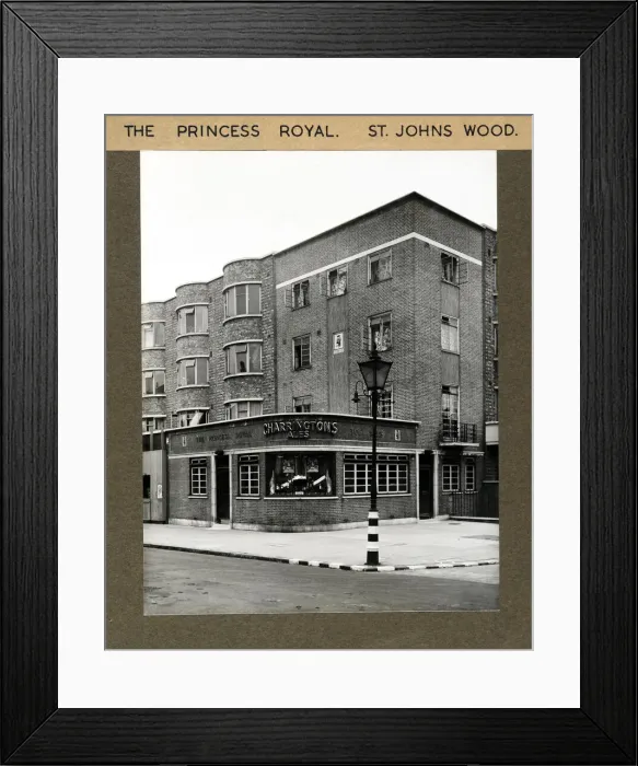 Framed Print : Photograph of Princess Royal PH, St Johns Wood, London Framed Print : Photograph of Princess Royal PH, St Johns Wood, London