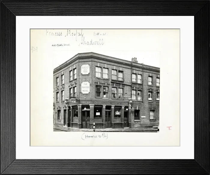 Framed Print : Photograph of Princess Royal PH, Shadwell, London Framed Print : Photograph of Princess Royal PH, Shadwell, London