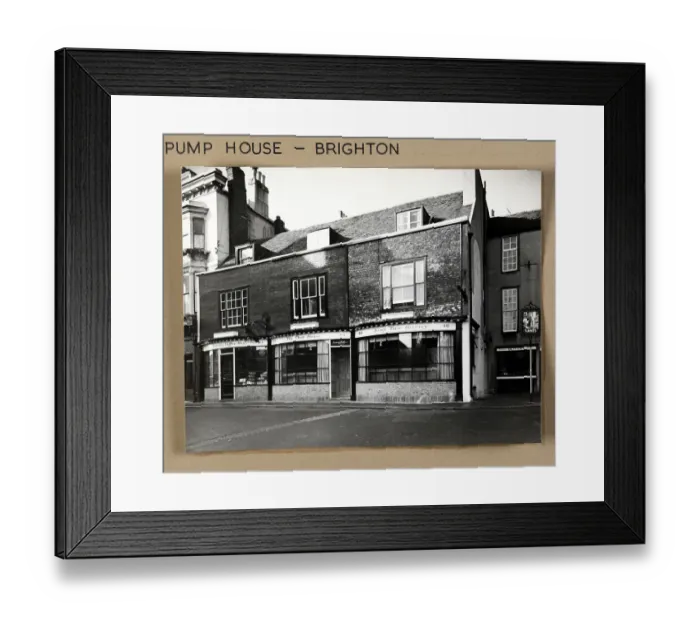 Framed Print : Photograph of Pump House PH, Brighton, Sussex Framed Print : Photograph of Pump House PH, Brighton, Sussex