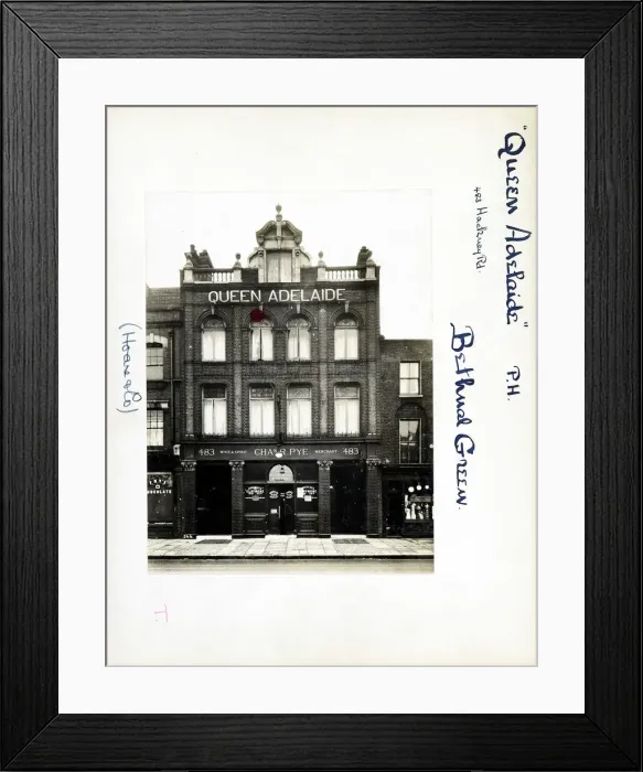 Framed Print : Photograph of Queen Adelaide PH, Bethnal Green, London Framed Print : Photograph of Queen Adelaide PH, Bethnal Green, London