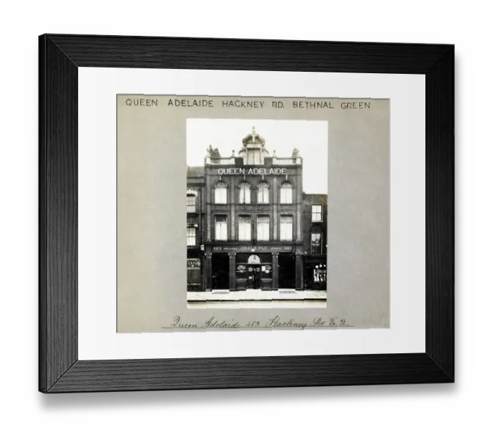 Framed Print : Photograph of Queen Adelaide PH, Bethnal Green, London Framed Print : Photograph of Queen Adelaide PH, Bethnal Green, London