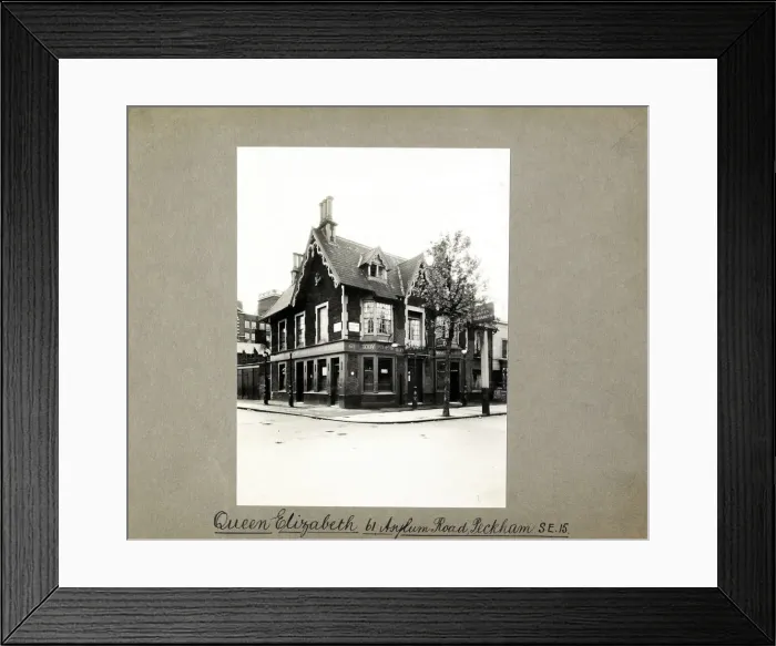 Framed Print : Photograph of Queen Elizabeth PH, Peckham, London Framed Print : Photograph of Queen Elizabeth PH, Peckham, London