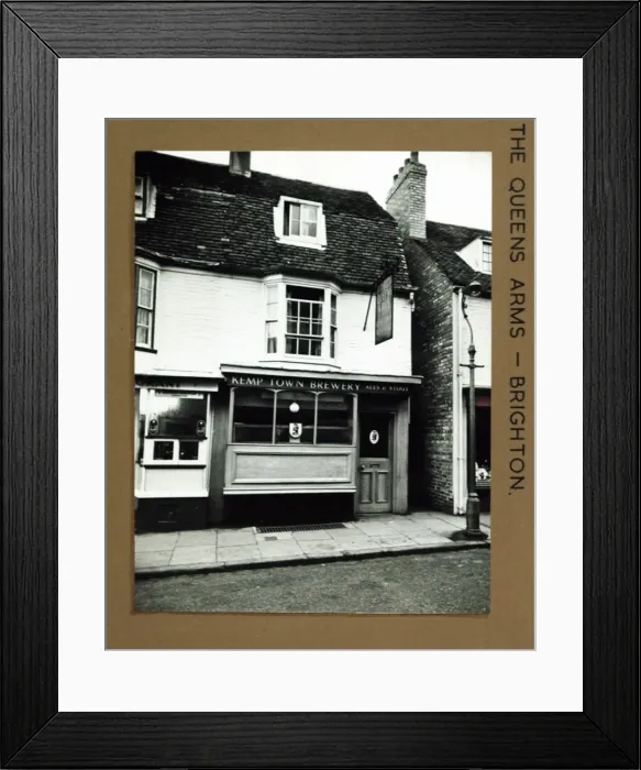 Framed Print : Photograph of Queens Arms, Brighton, Sussex Framed Print : Photograph of Queens Arms, Brighton, Sussex