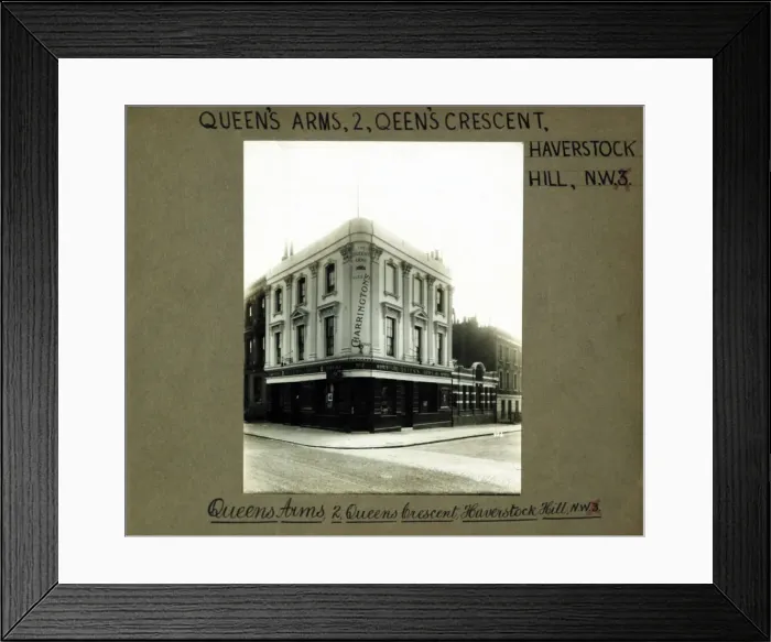 Framed Print : Photograph of Queens Arms, Haverstock, London Framed Print : Photograph of Queens Arms, Haverstock, London