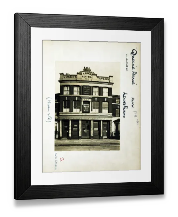Framed Print : Photograph of Queens Arms, Lewisham, London Framed Print : Photograph of Queens Arms, Lewisham, London