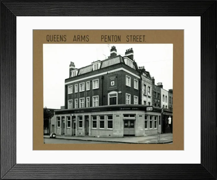 Framed Print : Photograph of Queens Arms, Pentonville, London Framed Print : Photograph of Queens Arms, Pentonville, London