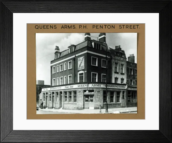Framed Print : Photograph of Queens Arms, Pentonville, London Framed Print : Photograph of Queens Arms, Pentonville, London
