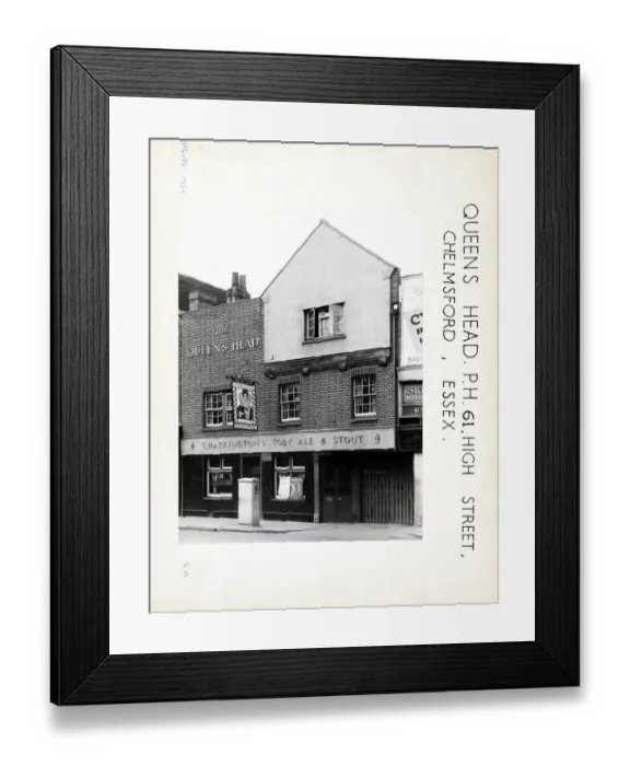Framed Print : Photograph of Queens Head PH, Chelmsford, Essex Framed Print : Photograph of Queens Head PH, Chelmsford, Essex