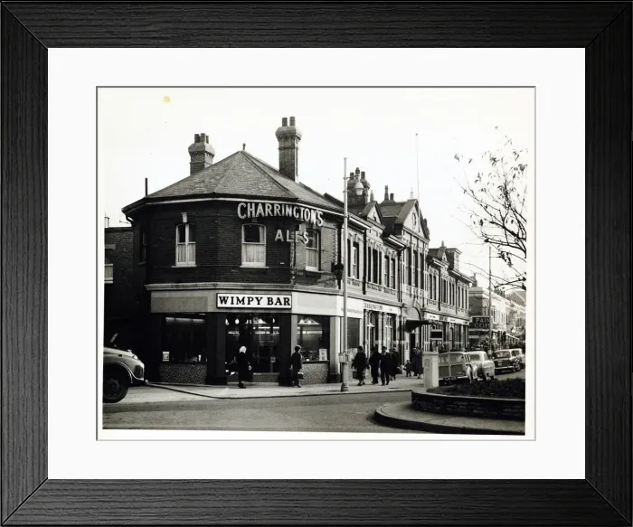 Framed Print : Photograph of Queens Hotel, Grays, Essex Framed Print : Photograph of Queens Hotel, Grays, Essex