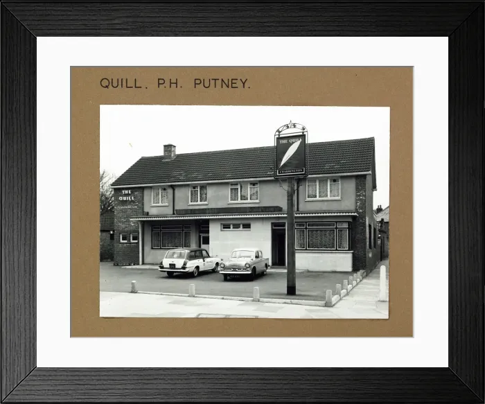 Framed Print : Photograph of Quill Tavern, Putney (New), London Framed Print : Photograph of Quill Tavern, Putney (New), London
