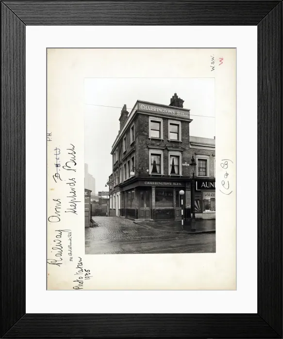 Framed Print : Photograph of Railway Arms, Shepherds Bush, London Framed Print : Photograph of Railway Arms, Shepherds Bush, London