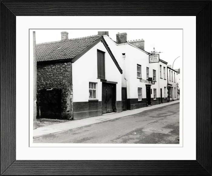 Framed Print : Photograph of Railway Hotel, Chard, Somerset Framed Print : Photograph of Railway Hotel, Chard, Somerset