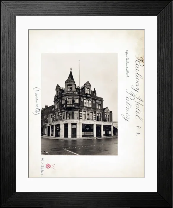 Framed Print : Photograph of Railway Hotel, Putney, London Framed Print : Photograph of Railway Hotel, Putney, London