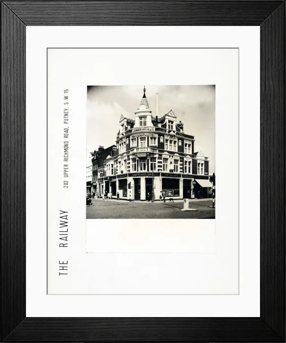 Framed Print : Photograph of Railway Hotel, Putney, London Framed Print : Photograph of Railway Hotel, Putney, London