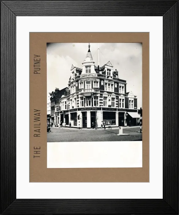 Framed Print : Photograph of Railway Hotel, Putney, London Framed Print : Photograph of Railway Hotel, Putney, London