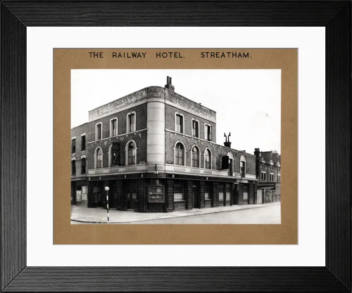 Framed Print : Photograph of Railway Hotel, Streatham, London Framed Print : Photograph of Railway Hotel, Streatham, London