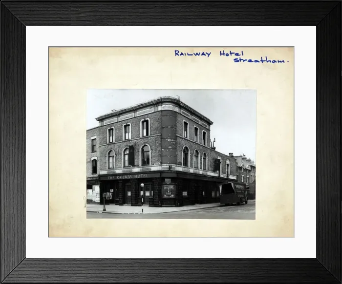 Framed Print : Photograph of Railway Hotel, Streatham, London Framed Print : Photograph of Railway Hotel, Streatham, London