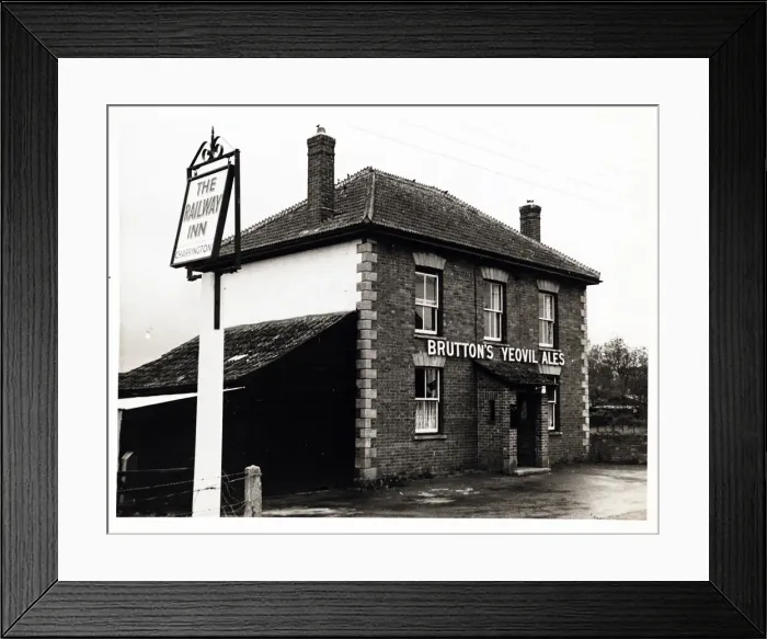 Framed Print : Photograph of Railway Inn, Stoke St. Gregory, Somerset Framed Print : Photograph of Railway Inn, Stoke St. Gregory, Somerset